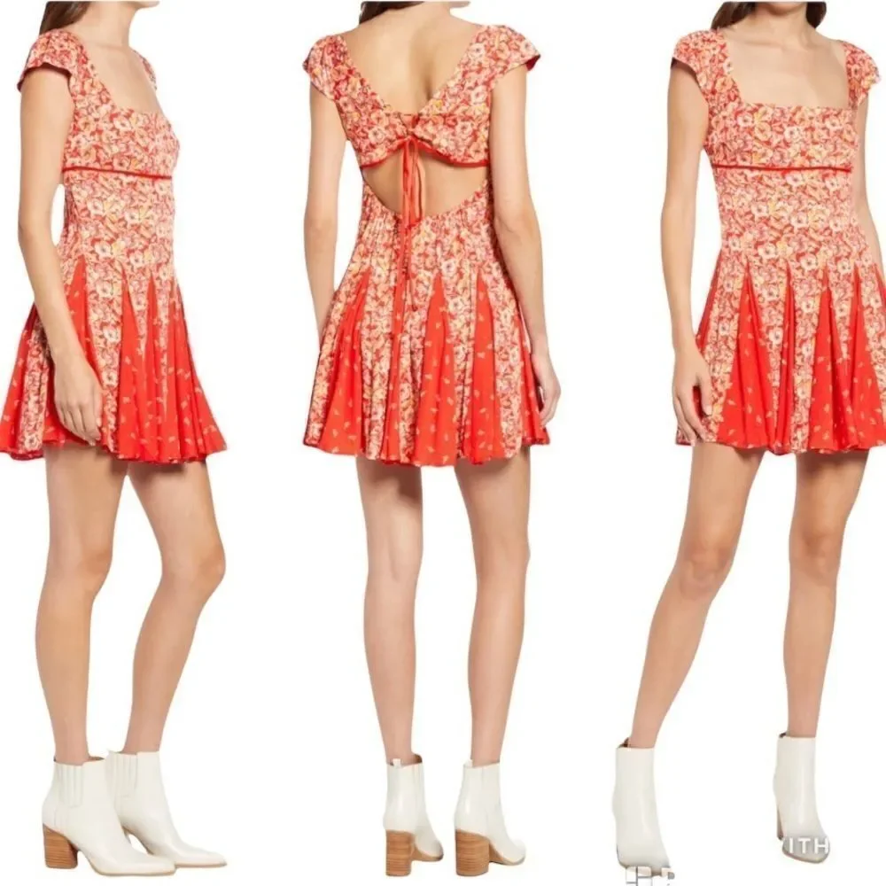 Free People Ponderosa Mini Dress in the Size Large